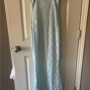 Peppermayo Sky Blue Lace Top